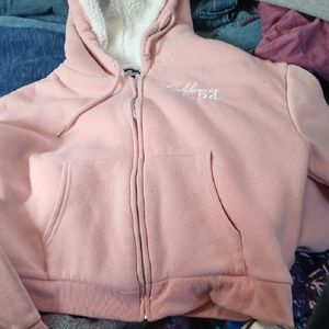 Pink Zip-Up Hoodie